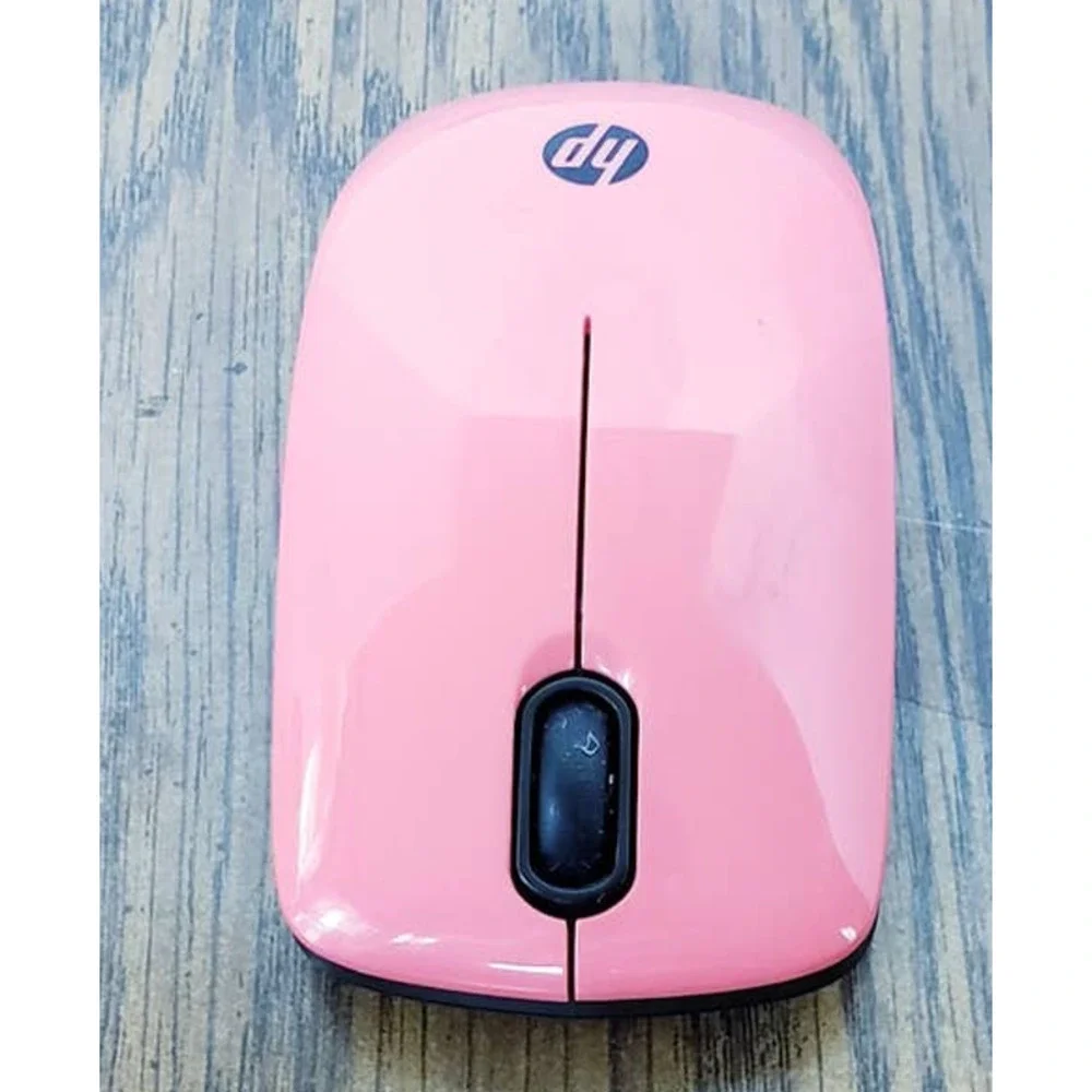 HP Z3200 Pink Three Button Blue LED Wireless Mouse - No Dongle